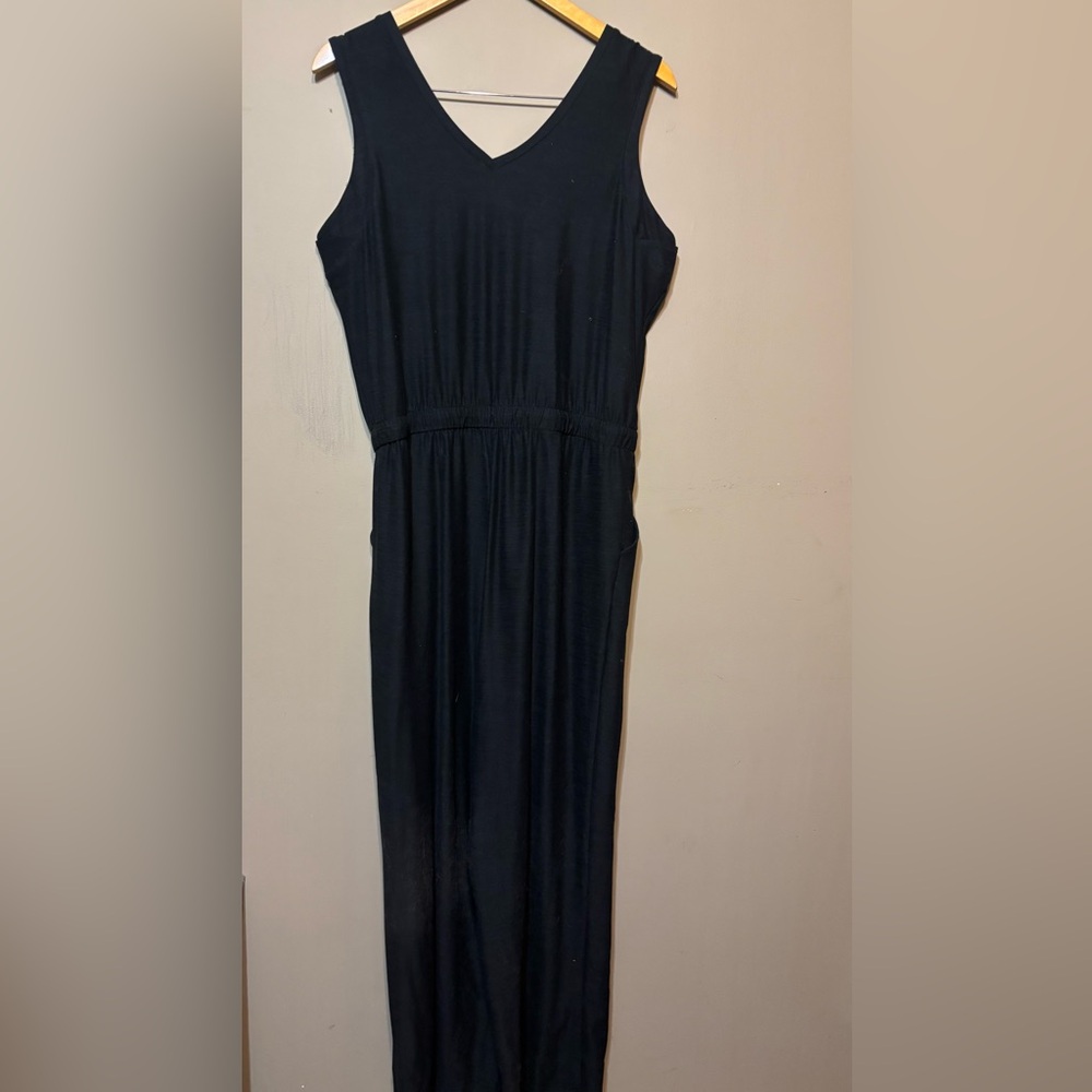 SAMSARA Jersey-Like Sleeveless Jumpsuit - Picture 2 of 6